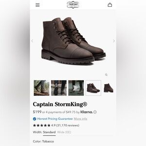 Thursday Boots Captain Boot